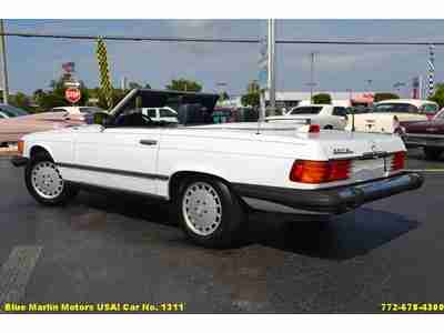 Classic Clean 1986 Mercedes Convertible 560SL 5.6L V8 Automatic AM/FM/CD A/C, image 16