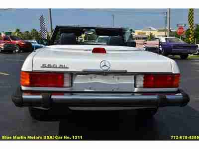 Classic Clean 1986 Mercedes Convertible 560SL 5.6L V8 Automatic AM/FM/CD A/C, image 17