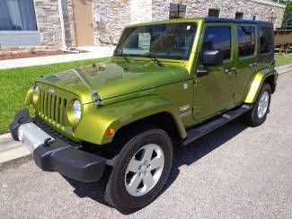 2010 jeep wrangler unlimited sahara 4x4 3.8l v6 auto tow package one owner