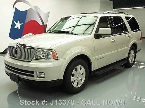 2005 lincoln navigator luxury 4x4 sunroof nav dvd 65k texas direct auto