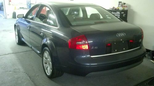 Blue audi a6 4.2