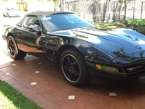1995 corvette convertible triple black low mileage 2 owners only