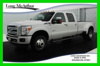 2013 drw platinum 6.7 v8 diesel 4x4 crew cab dually 4x4 navigation sunroof sync