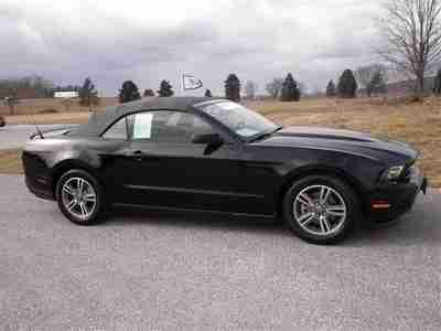 2012 Ford Mustang Convertible Premium Black V6 Certified 3.7L Only 16652 miles, image 2