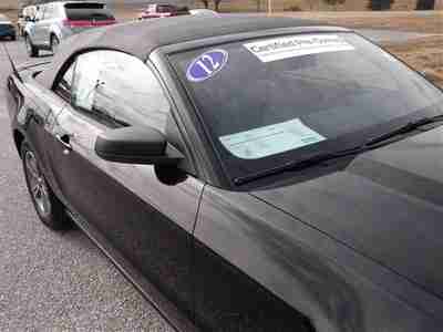2012 Ford Mustang Convertible Premium Black V6 Certified 3.7L Only 16652 miles, image 4