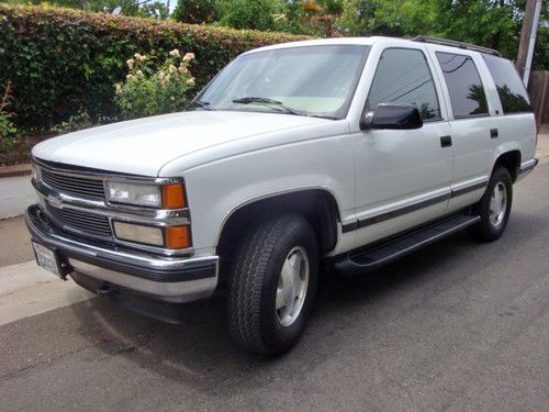 1995 gmc yukon slt 4dr 4x4, ca smog, rust free l@@k!