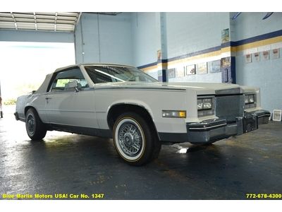 Classic 1984 cadillac eldorado biarritz v8 automatic low miles clean a/c leather