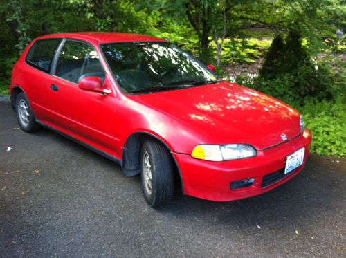 1992 honda civic vx hatchback 3-door 1.5l