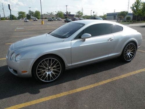 2004 bentley continental gt coupe 2-door 6.0l! awd! loaded! clean! no reserve!