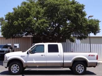 2005 white king ranch fx4 6.8l v10 4x4 heated keyless cruise leather triton