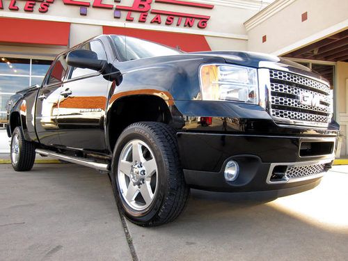 2011 gmc sierra 2500hd crew cab denali 4x4, diesel, navigation, leather, more!