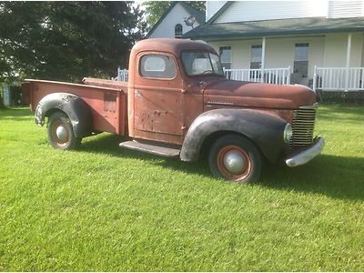 1948 international kb1 ,half ton ,pick up ,rare knox box ,ford chevy runs,drives