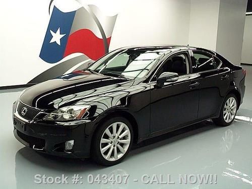 2010 lexus is250 awd leather sunroof nav rear cam 18k! texas direct auto