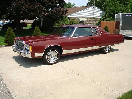 1975 chrysler new yorker brougham hardtop 2-door 7.2l big block mopar