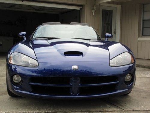 2005 dodge viper convertible - gts blue!!! buy me!!!!!!!