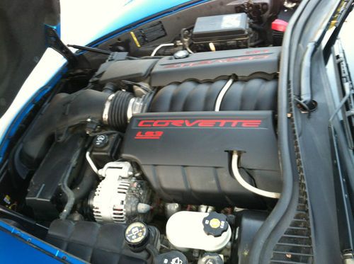 2008 Corvette Beautiful JETSTREAM BLUE Only 32,000 Miles, image 4