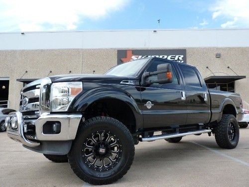 2011 ford f-250 lariat 6 inch lift xd wheels navigation 1 owner clean carfax