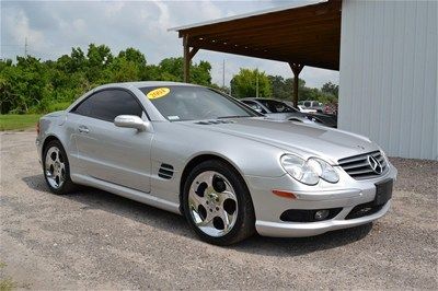 04 mercedes benz sl500 amg sport package  factory chrome wheels keyless go