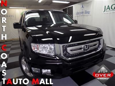 2010(10)ridgeline rtl awd fact w-ty blk/blk lthr sun heat cd chgr xm save huge!