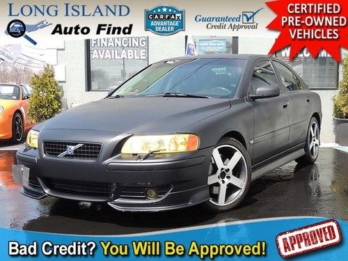 04 volvo s60r flat black leather sunroof spoiler awd turbo