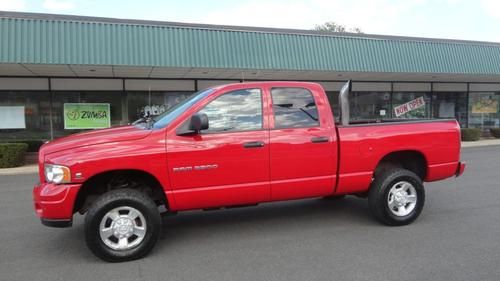 Crew cab dodge ram 2500 quad slt 4x4 5.9l l6 dir cummins turbo diesel no reserve