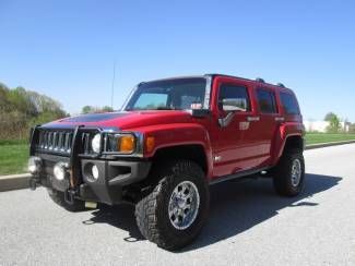 Hummer h3 4x4 custom leather heated seats dvd low miles sunroof