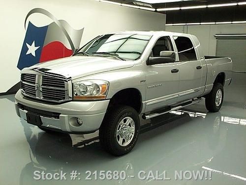 2006 dodge ram laramie mega cab lifted 4x4 sunroof 78k texas direct auto