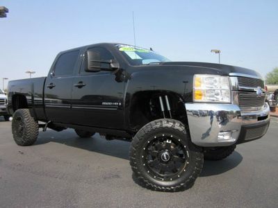 2009 chevrolet ltz silverado 2500hd crew cab duramax diesel 4x4 rcd lifted truck