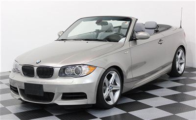 Convertible 135i 300hp 08 bmw sport package navigation 1 series xenon navi turbo