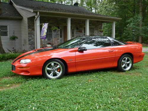 Real nice 1999 ss camaro slp hugger orange 1 of 375 built