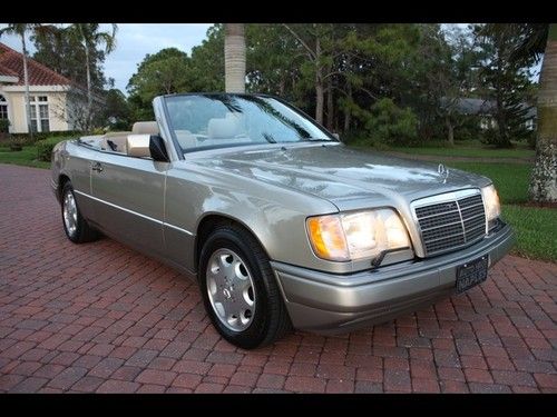 1995 mercedes-benz e320 cabriolet low miles 1-owner immaculate