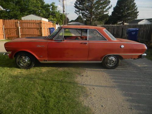 1964 chevy nova ss 2 door hardtop v8 original chevy ii gm 283 auto numbers red