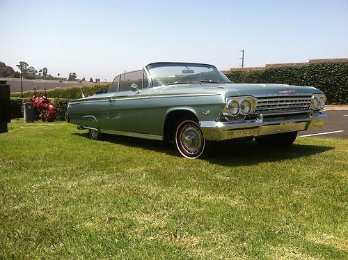 1962 chevrolet chevy impala convertible super sport ss -  very clean no bel air