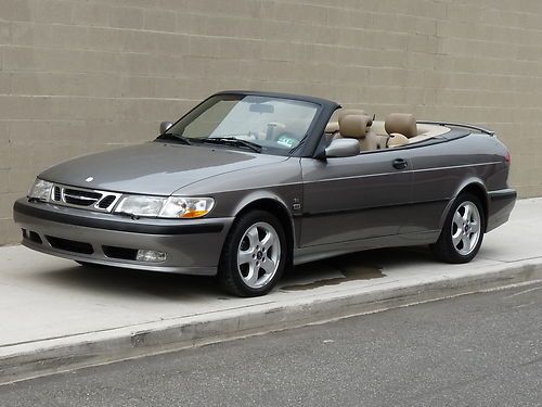 Beautiful 2001 saab 9-3 se convertible..automatic..turbo..very clean..92k miles