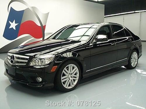 2009 mercedes-benz c300 sport p1 sunroof nav only 40k! texas direct auto