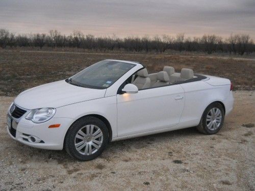 2008 vw eos komfort, convertible hardtop, turbo,