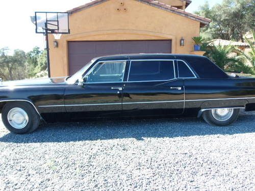 Cad limo 1969 california black plates