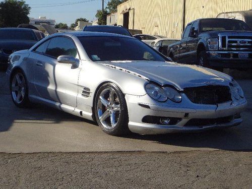 2006 mercedes-benz sl500 roadster damaged rebuilder loaded priced to sell l@@k!!