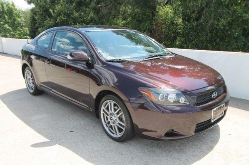 09 maroon tc automatic sunroof 48k miles we finance texas coupe sporty