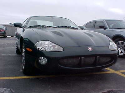 2002 green jaguar xkr coupe - 81k miles - supercharged v8, leather