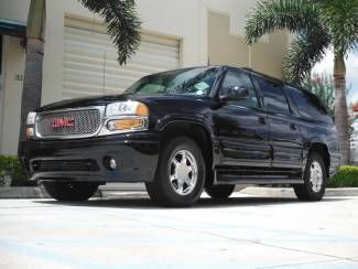 2002 gmc yukon xl denali loaded leather 3rd row runs great financing availible