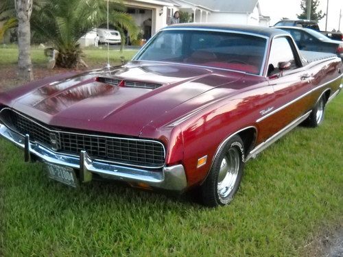 1971 ford ranchero g.t. all org. low miles