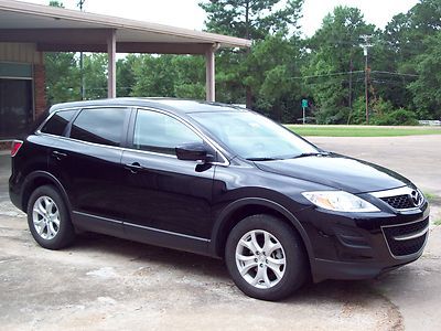 2012 mazda cx-9 black 3rd row seats black interior low mileage 4door family car