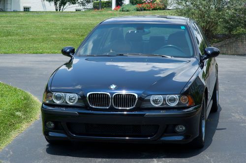 2003 bmw m5, 6-spd, 98k miles, carbon black metallic, caramel napa leather