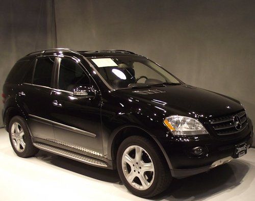 2007 07 mercedes-benz ml320 cdi turbo diesel black/black awd 109k miles 2 owner!