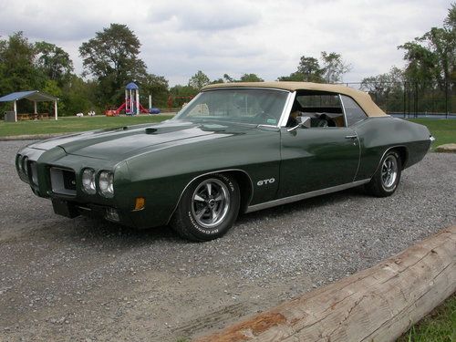 1970 pontiac gto convertible restored #'s matching