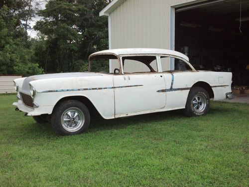 1955 chevy bel air 2 door post 454, 4-speed, gasser