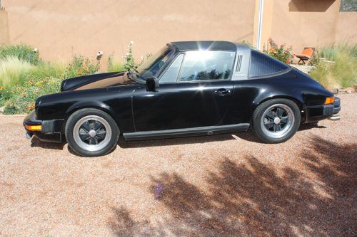 1980 911 sc targa. black exterior and black interior and vehicle in nice shape.