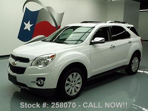 2010 chevy equinox lt awd heated leather sunroof 64k mi texas direct auto