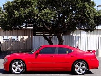 2007 red srt8 6.1l v8 2wd hemi leather clarion navigation sirius sunroof htd